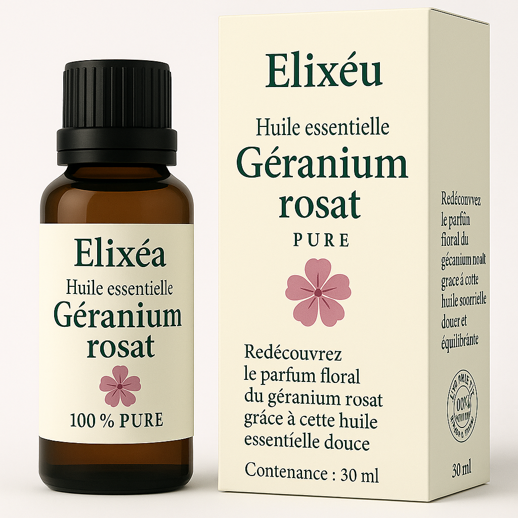 Huile essentielle de Géranium rosat
