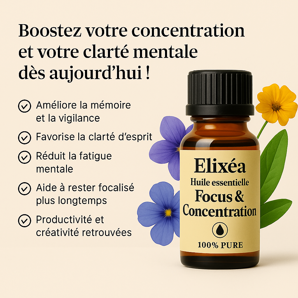 Focus & Clarté Mental - Elixéa