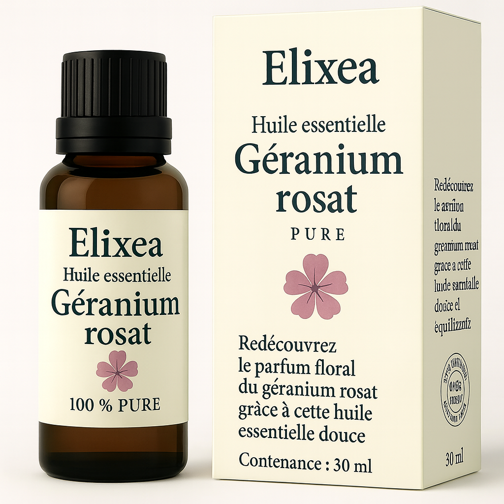Huile essentielle de Géranium rosat